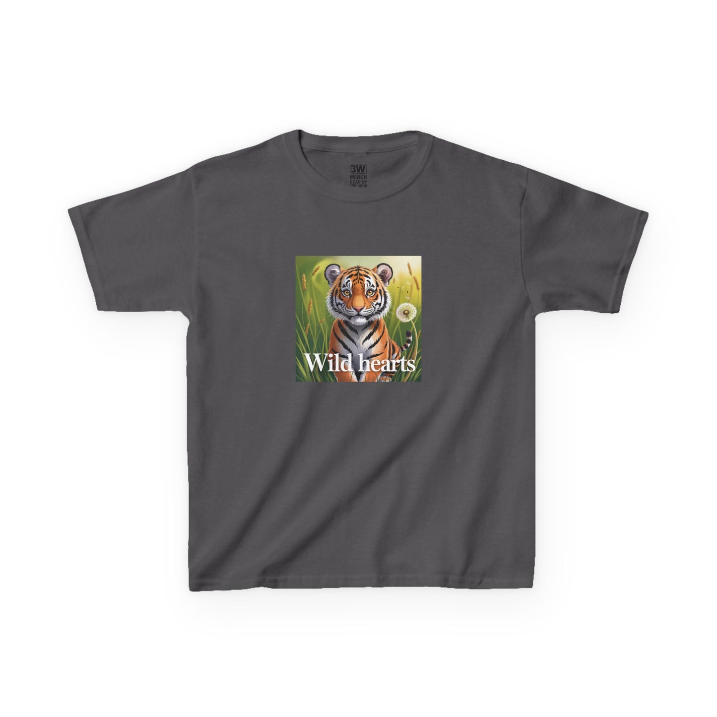 Wild Hearts Kids Tee - Fun Cotton Shirt for Young Adventurers, Birthday Gift, Animal Lover Apparel, Everyday Wear