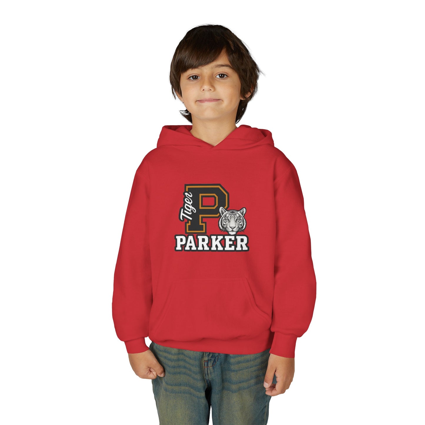 Personalized Youth Tiger Hoodie,Sweatshirt for Kids, Perfect Gift for Birthdays, Sports Events, and Back-to-School
