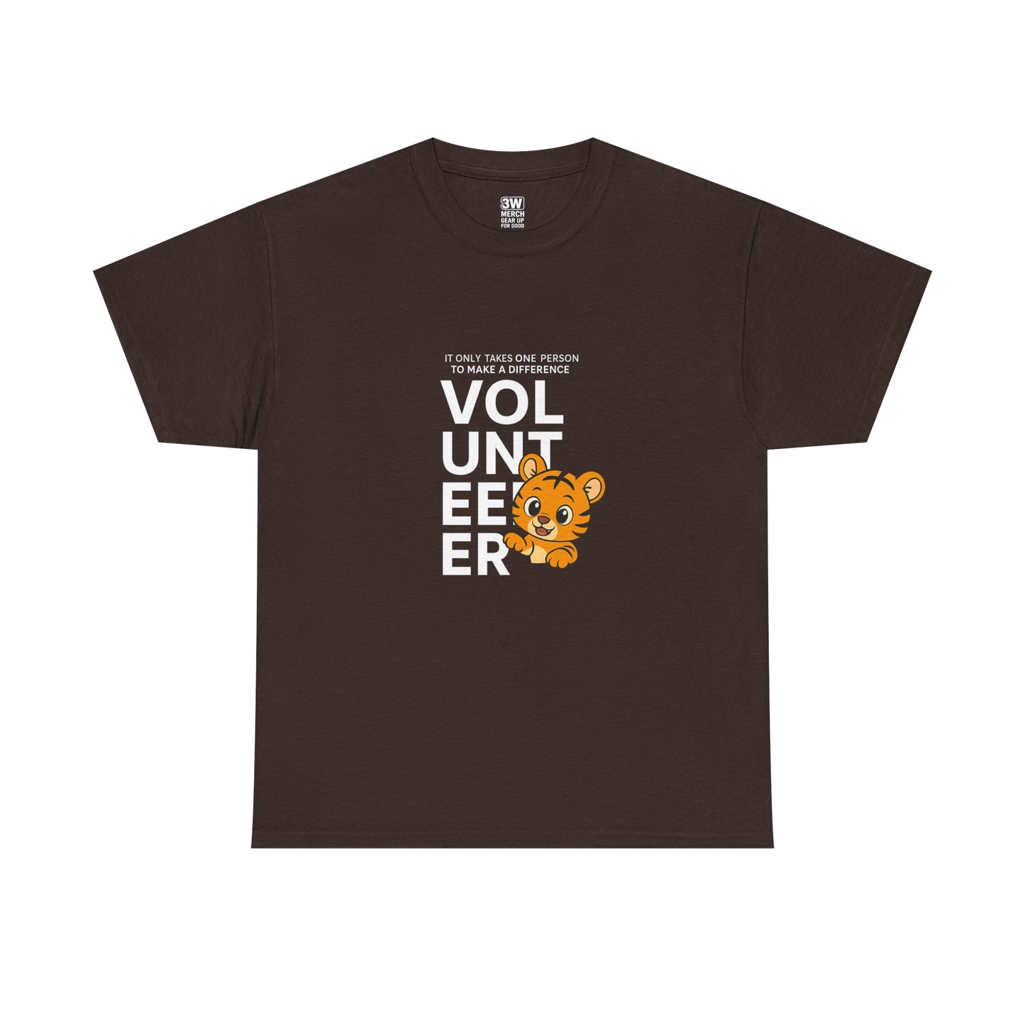 Volunteer Tiger T-Shirt, Super Soft, Customizable, garment-dyed