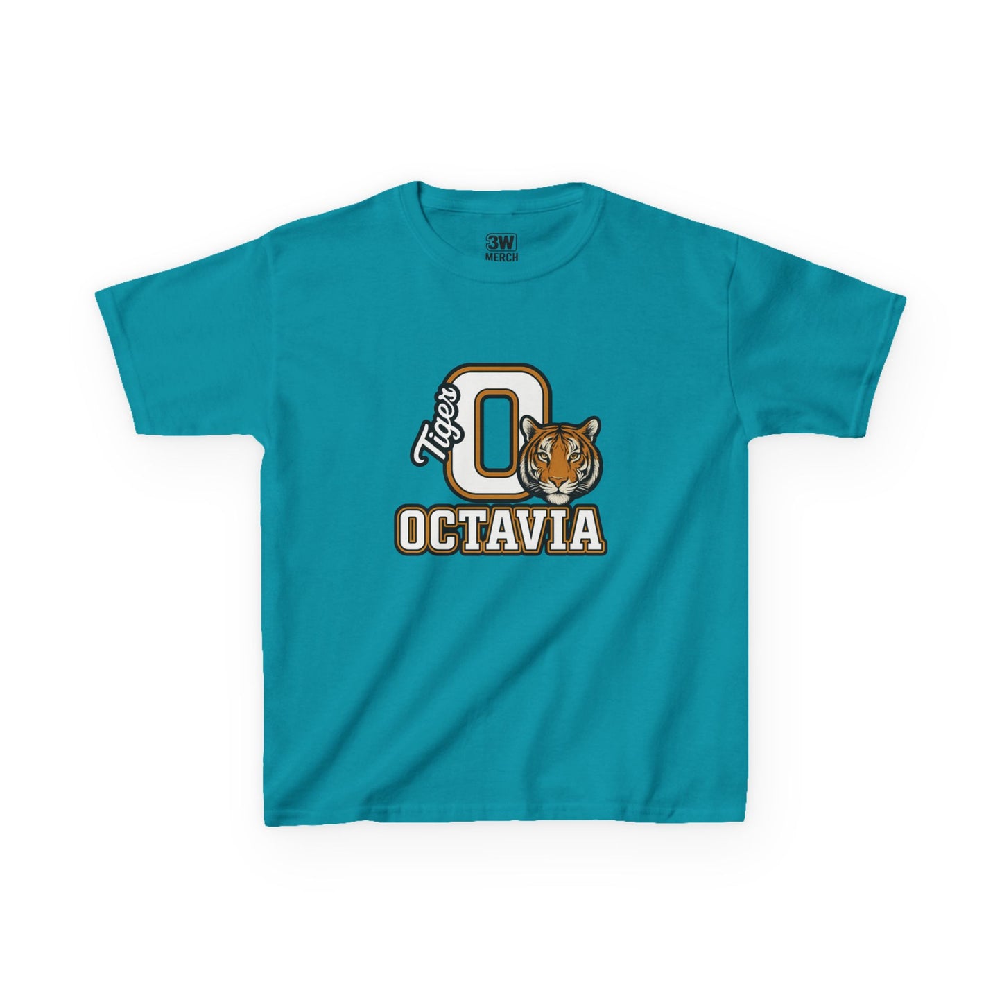 Personalized Tiger Mascot T-Shirt β Custom Name Varsity Style School Spirit Tee, Sports Team Pride Shirt, Gift for Kids & Adults