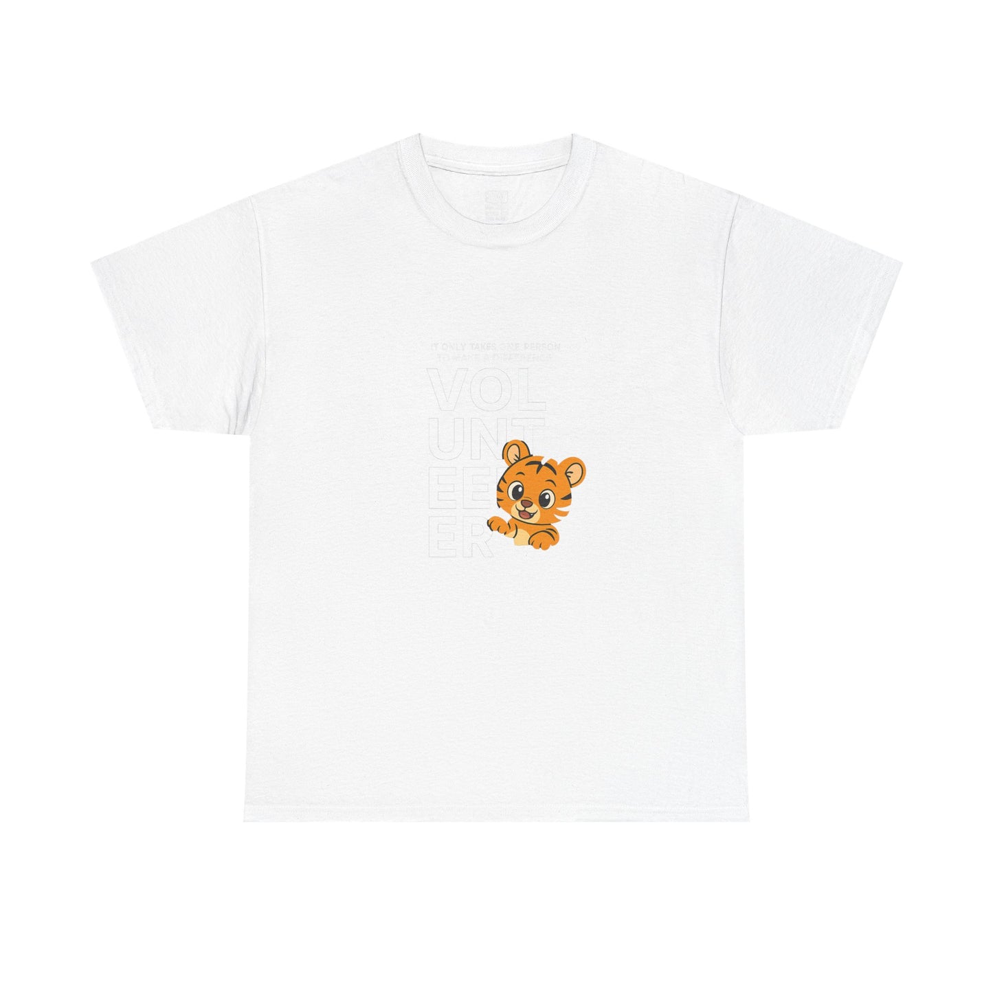 Volunteer Tiger T-Shirt, Super Soft, Customizable, garment-dyed