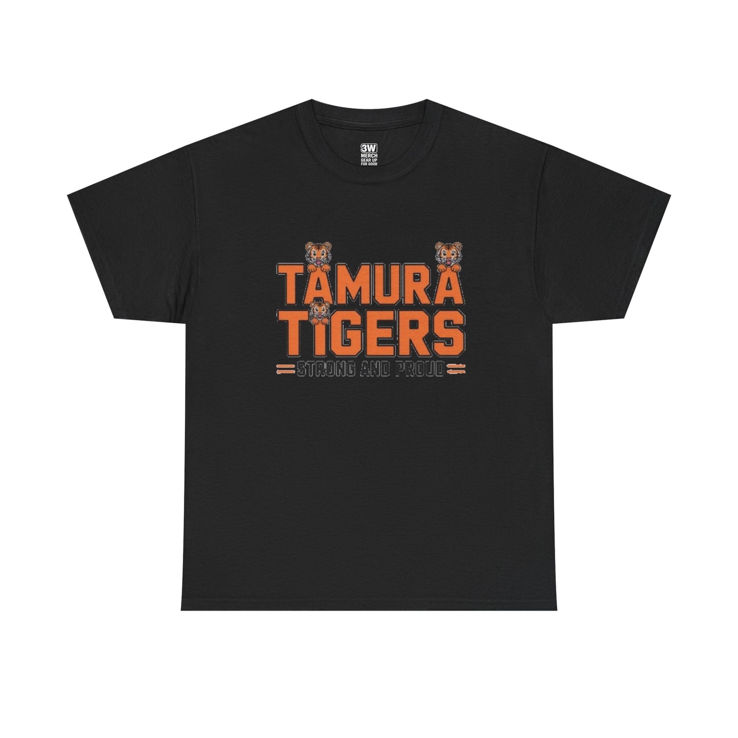 Adult Tiger Print Unisex Tee - Tamura Tigers Design