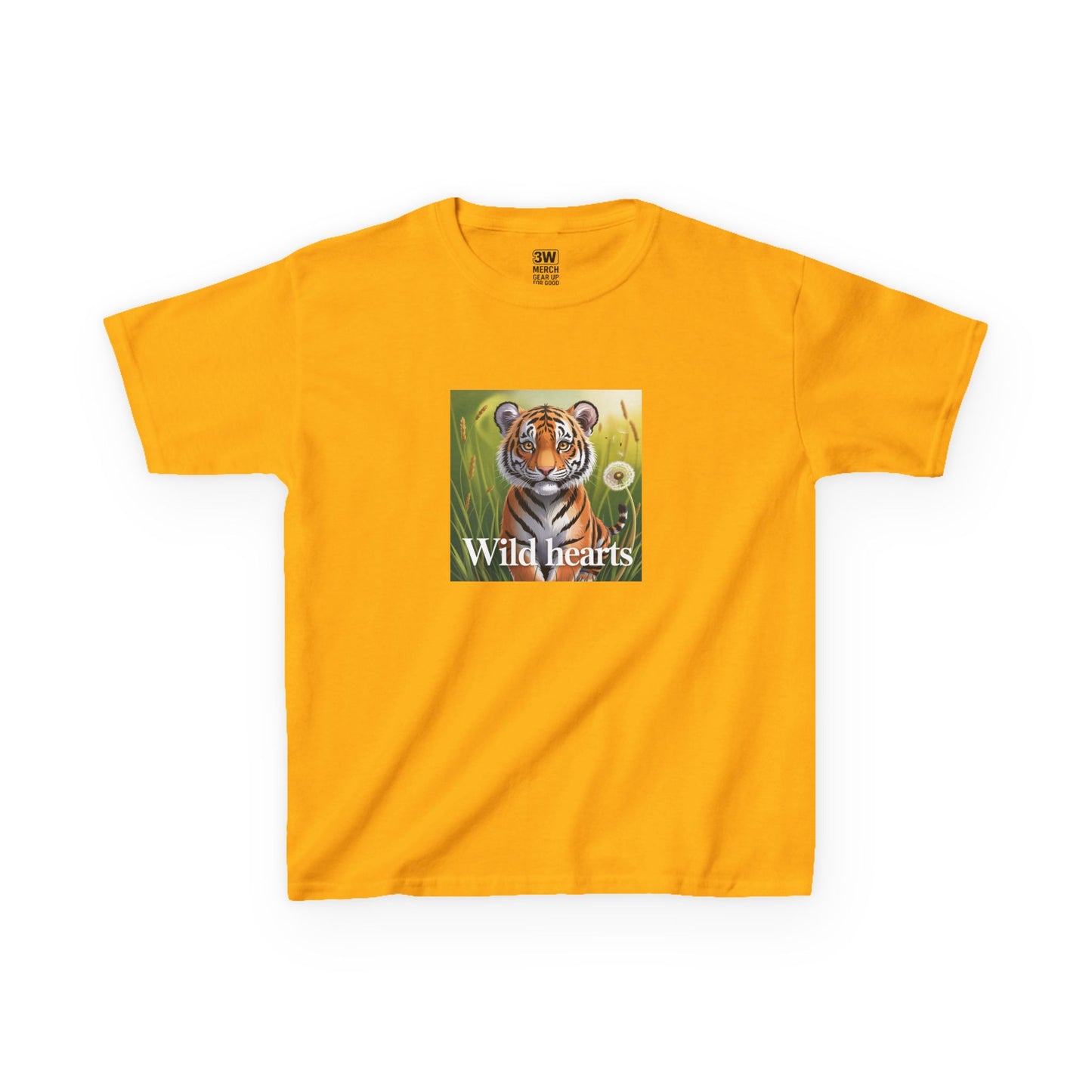 Wild Hearts Kids Tee - Fun Cotton Shirt for Young Adventurers, Birthday Gift, Animal Lover Apparel, Everyday Wear