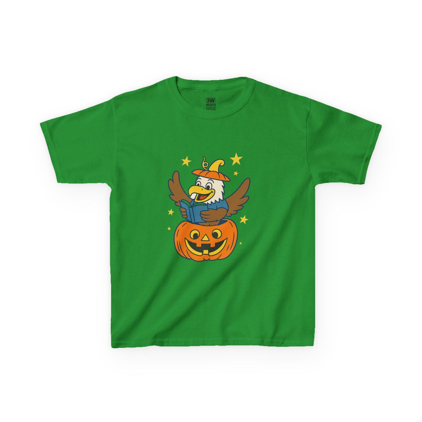 Kids Tee - Cute Eagle Halloween Pumpkin Shirt – Reading Eagle Jack-O’-Lantern Tee
