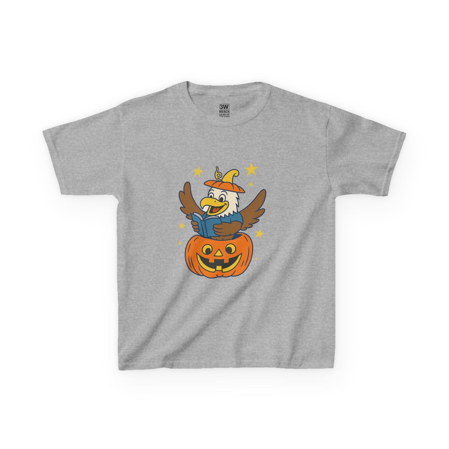 Kids Tee - Cute Eagle Halloween Pumpkin Shirt – Reading Eagle Jack-O’-Lantern Tee
