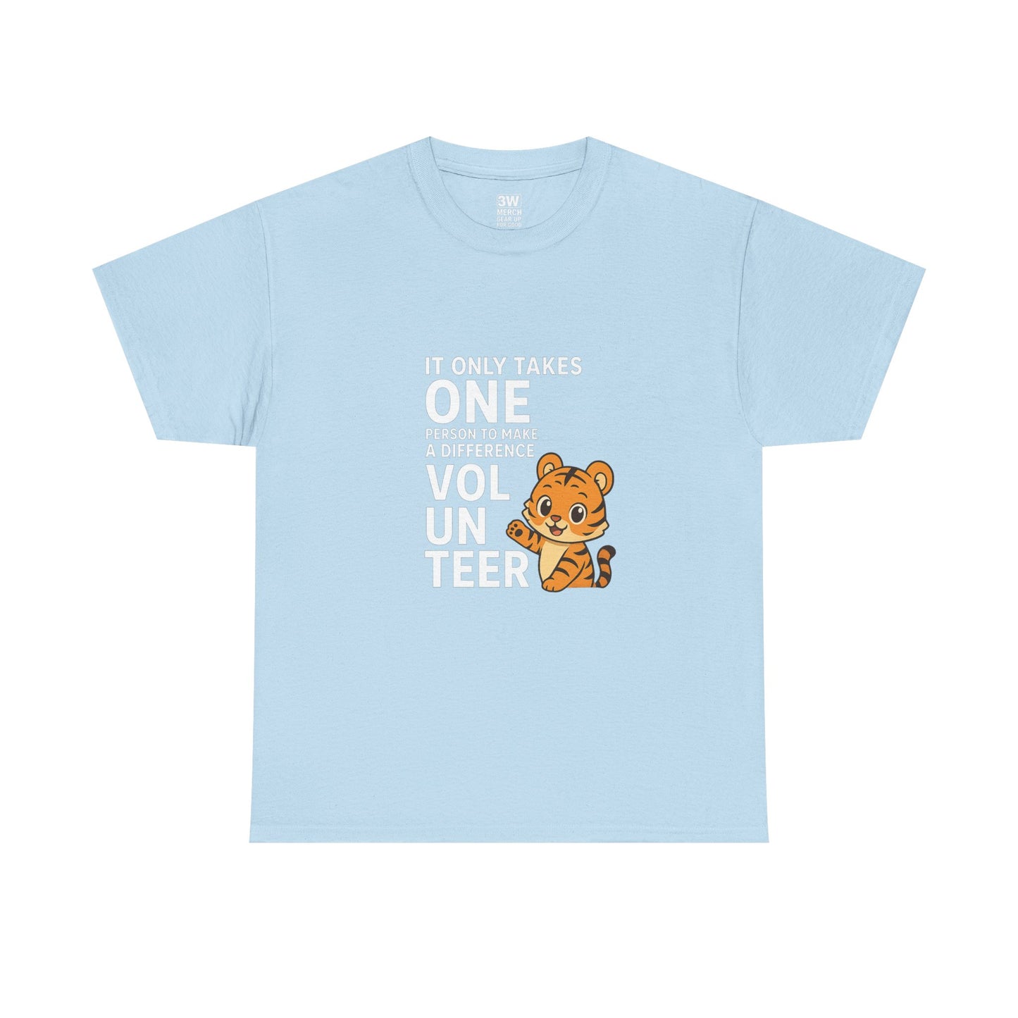 Volunteer Tiger T-Shirt, Super Soft, Customizable, garment-dyed