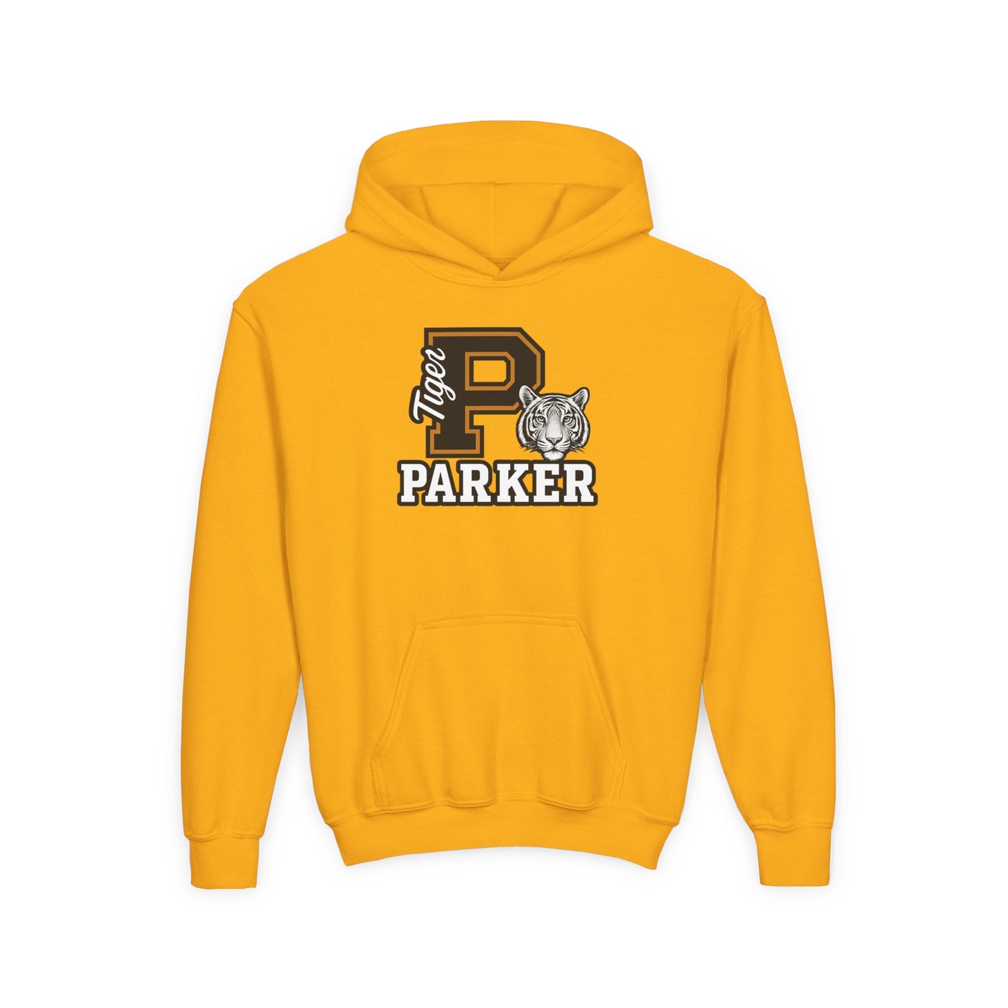 Personalized Youth Tiger Hoodie,Sweatshirt for Kids, Perfect Gift for Birthdays, Sports Events, and Back-to-School