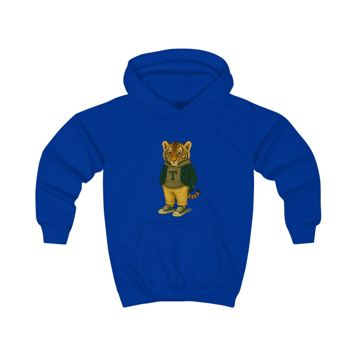 Kids Hoodie - Playful Graphic Cozy Warmth for Boys and Girls, Tiger Hoodie