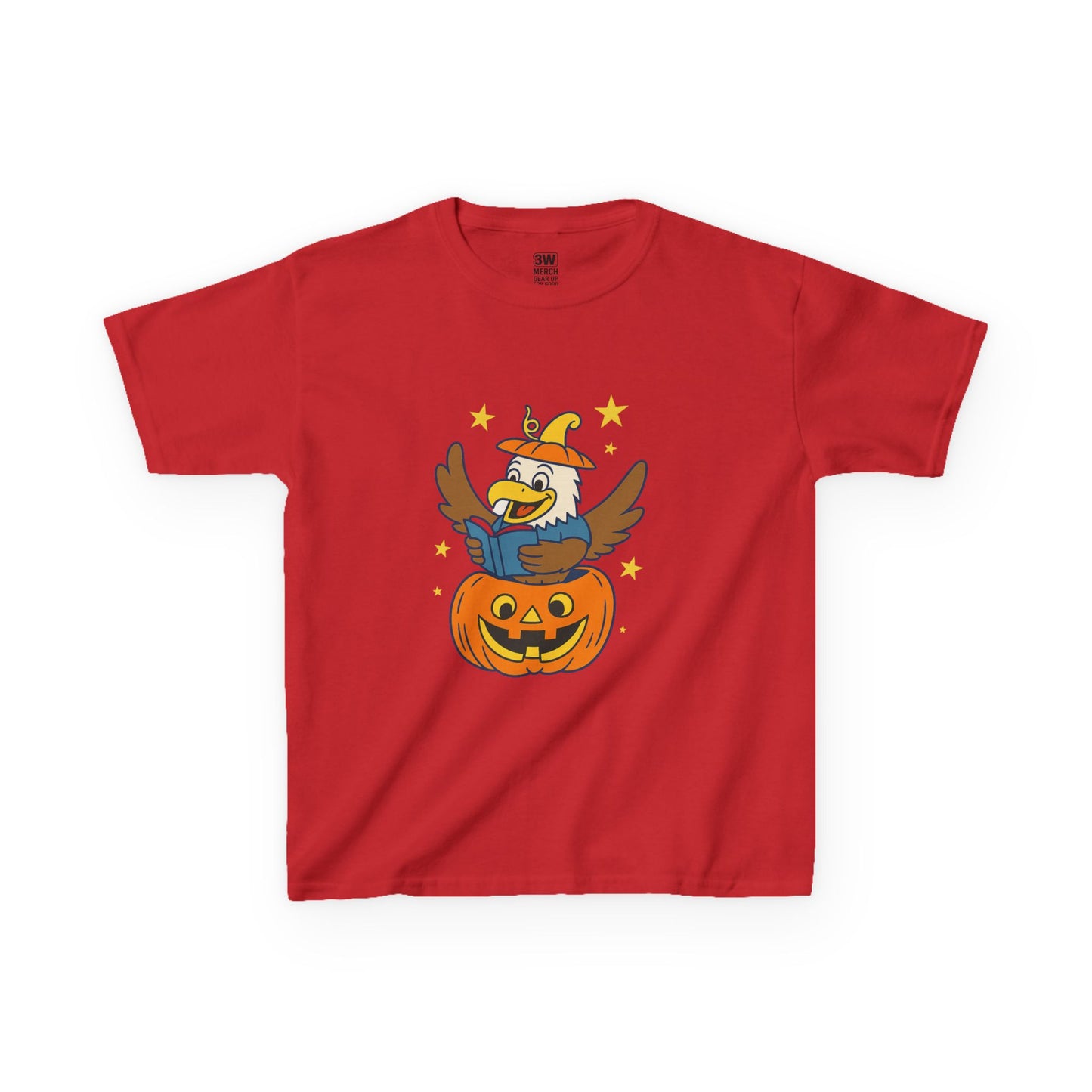 Kids Tee - Cute Eagle Halloween Pumpkin Shirt – Reading Eagle Jack-O’-Lantern Tee