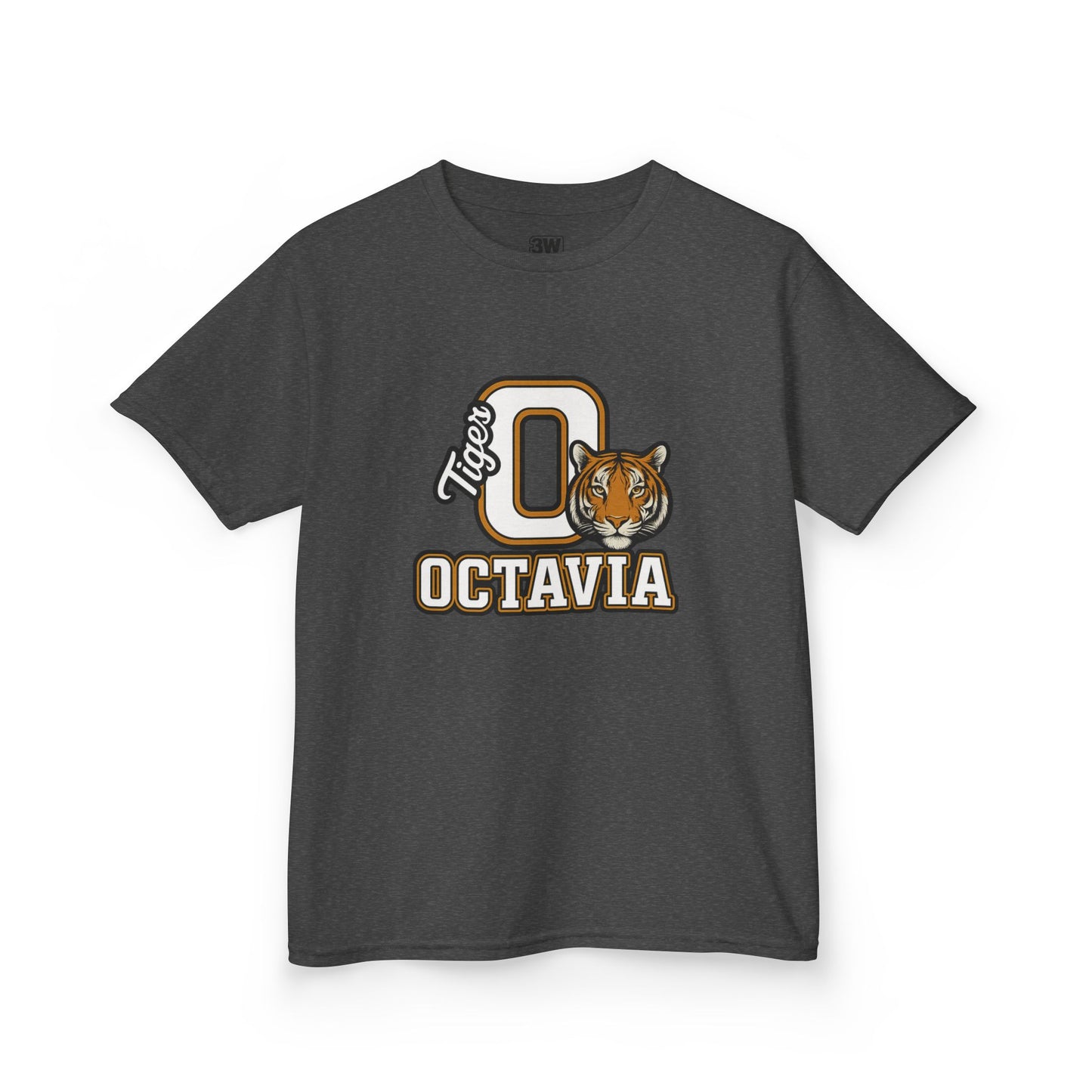 Personalized Tiger Mascot T-Shirt β Custom Name Varsity Style School Spirit Tee, Sports Team Pride Shirt, Gift for Kids & Adults