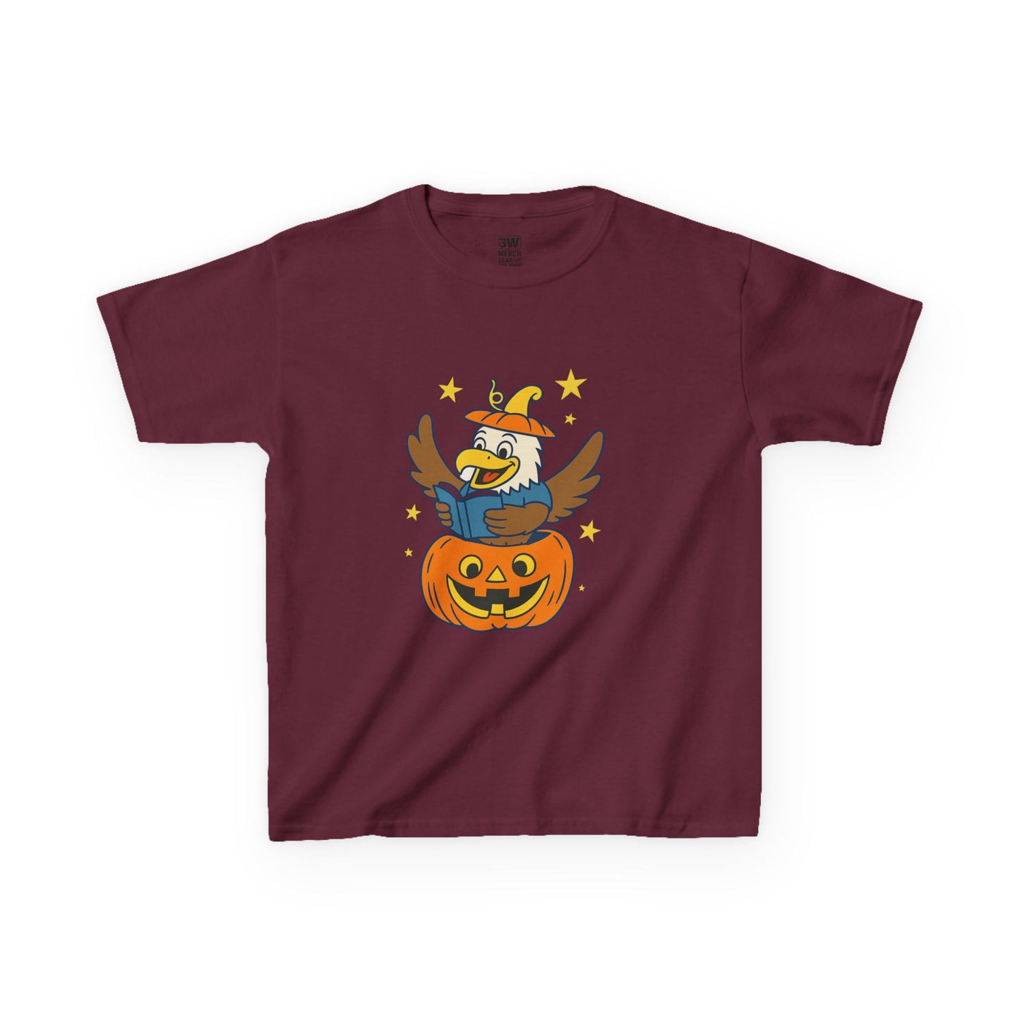 Kids Tee - Cute Eagle Halloween Pumpkin Shirt – Reading Eagle Jack-O’-Lantern Tee
