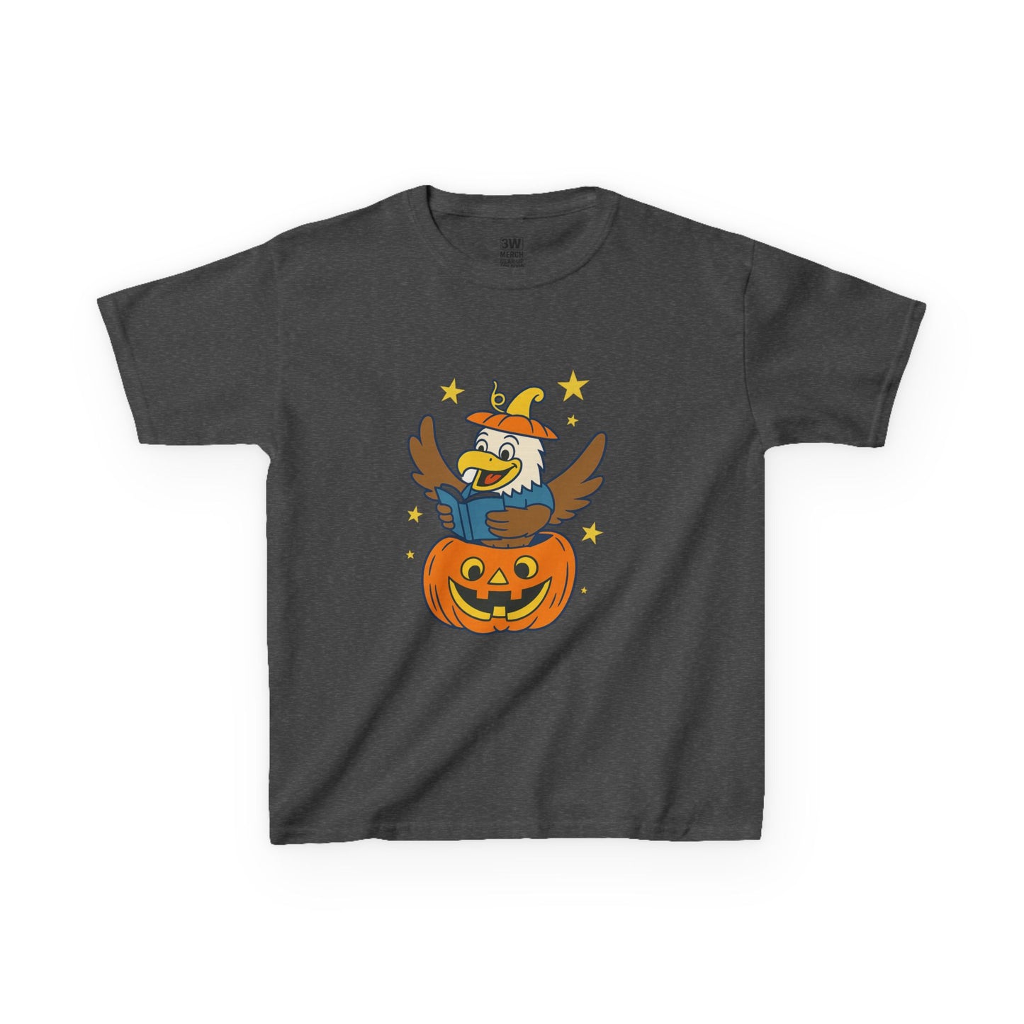 Kids Tee - Cute Eagle Halloween Pumpkin Shirt – Reading Eagle Jack-O’-Lantern Tee