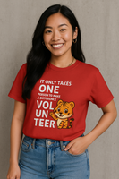 Volunteer Tiger T-Shirt, Super Soft, Customizable, garment-dyed