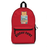 Personalized Tiger-Claw Backpack, Cute School Bag, Custom Name Backpack, Kids' Backpack, Trendy Travel Bag, Fun Gift for Students