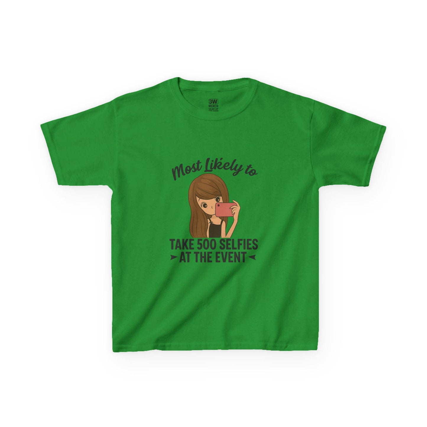 Kids Tee - Selfie Motivational Trendy Fun Design for Kids