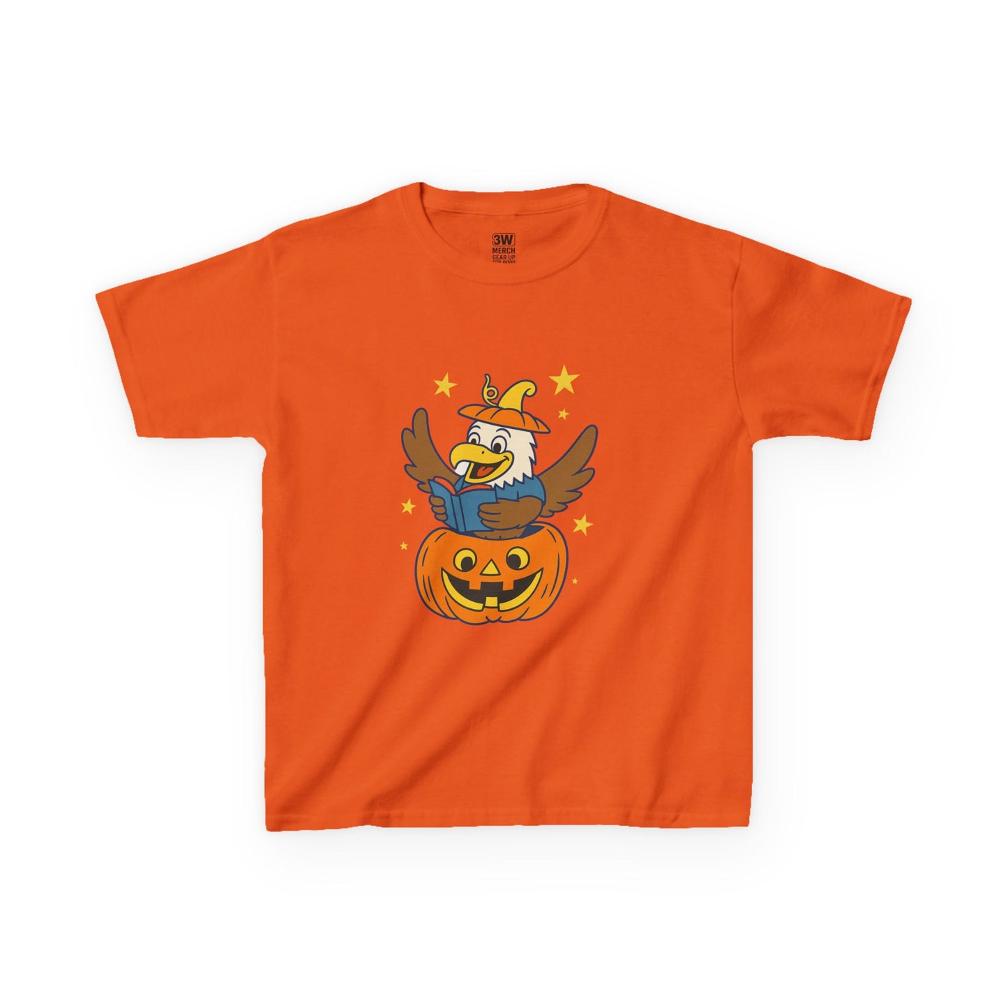 Kids Tee - Cute Eagle Halloween Pumpkin Shirt – Reading Eagle Jack-O’-Lantern Tee