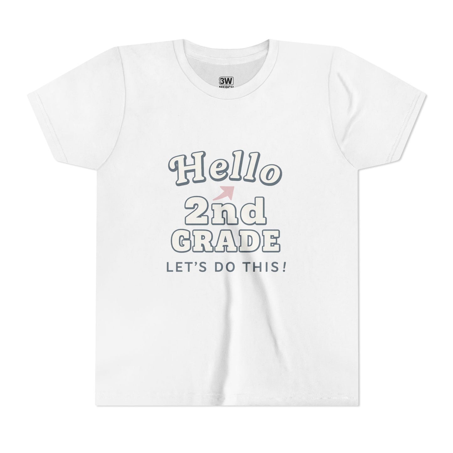 Hello 2nd Grade Youth Tee | Back to School Shirt, Kids Learning Gear, Fun Classroom Clothing, Educational Apparel, Teacher Gift