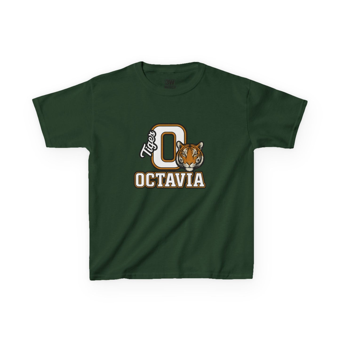 Personalized Tiger Mascot T-Shirt β Custom Name Varsity Style School Spirit Tee, Sports Team Pride Shirt, Gift for Kids & Adults