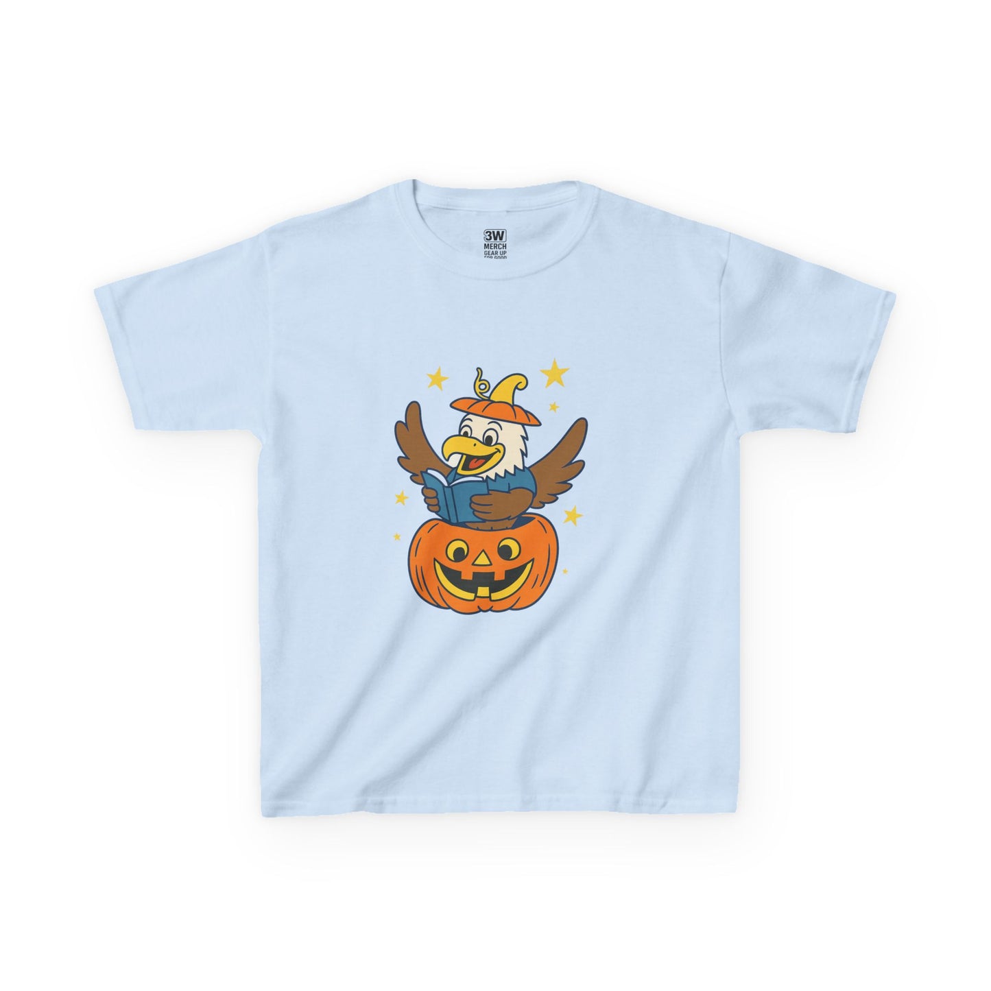 Kids Tee - Cute Eagle Halloween Pumpkin Shirt – Reading Eagle Jack-O’-Lantern Tee
