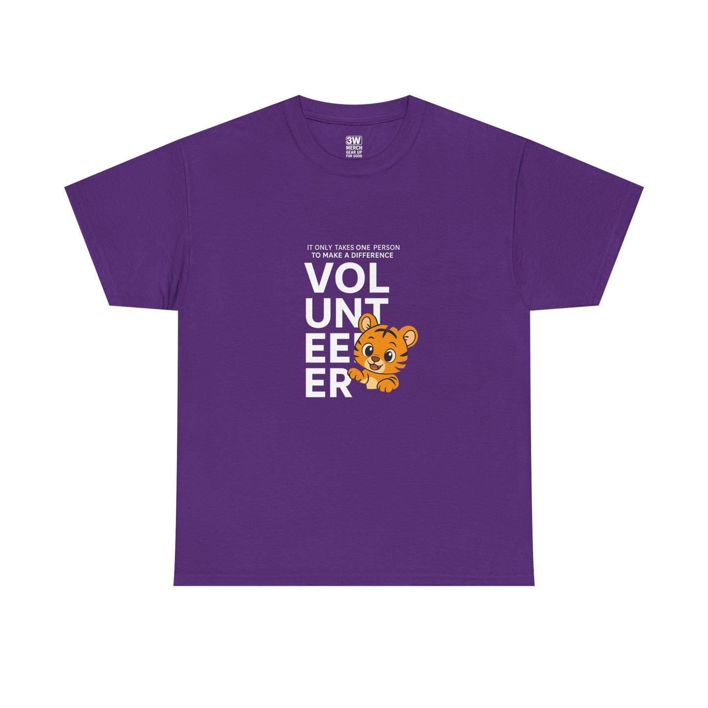 Volunteer Tiger T-Shirt, Super Soft, Customizable, garment-dyed
