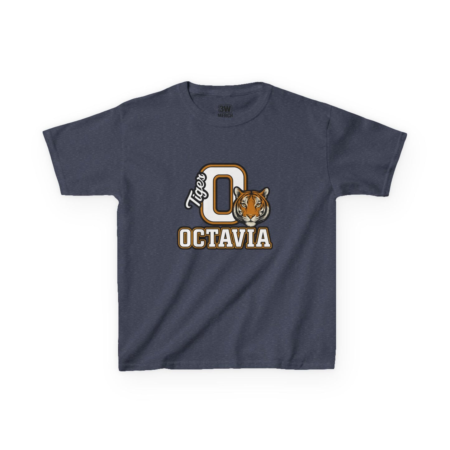 Personalized Tiger Mascot T-Shirt β Custom Name Varsity Style School Spirit Tee, Sports Team Pride Shirt, Gift for Kids & Adults