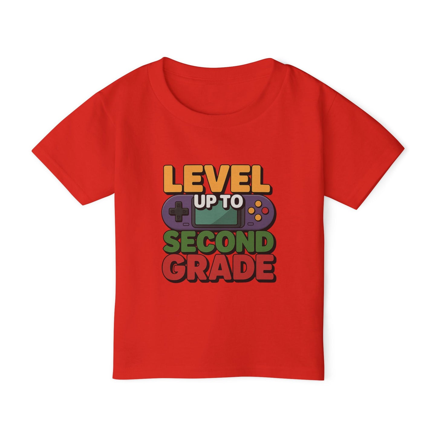 Second Grade Gamer Toddler T-Shirt - Fun Back-to-School, Kids' Tee, Video Game Shirt, Birthday Gift, Milestone Celebration