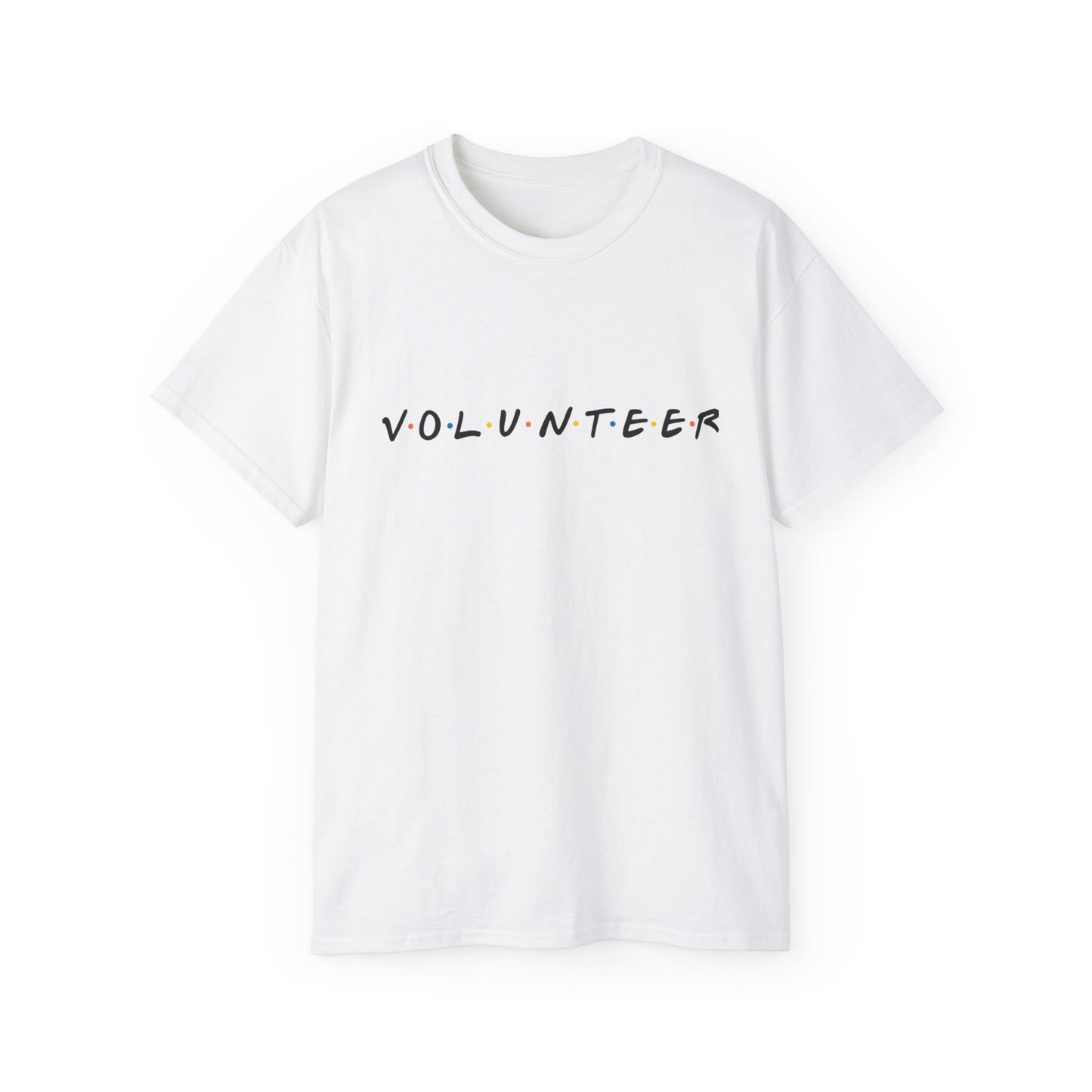 Adult Volunteer Unisex Tee, Casual Cotton Shirt, Fundraiser T-Shirt, Community Service Apparel, Gift for Volunteers, Everyday Wear