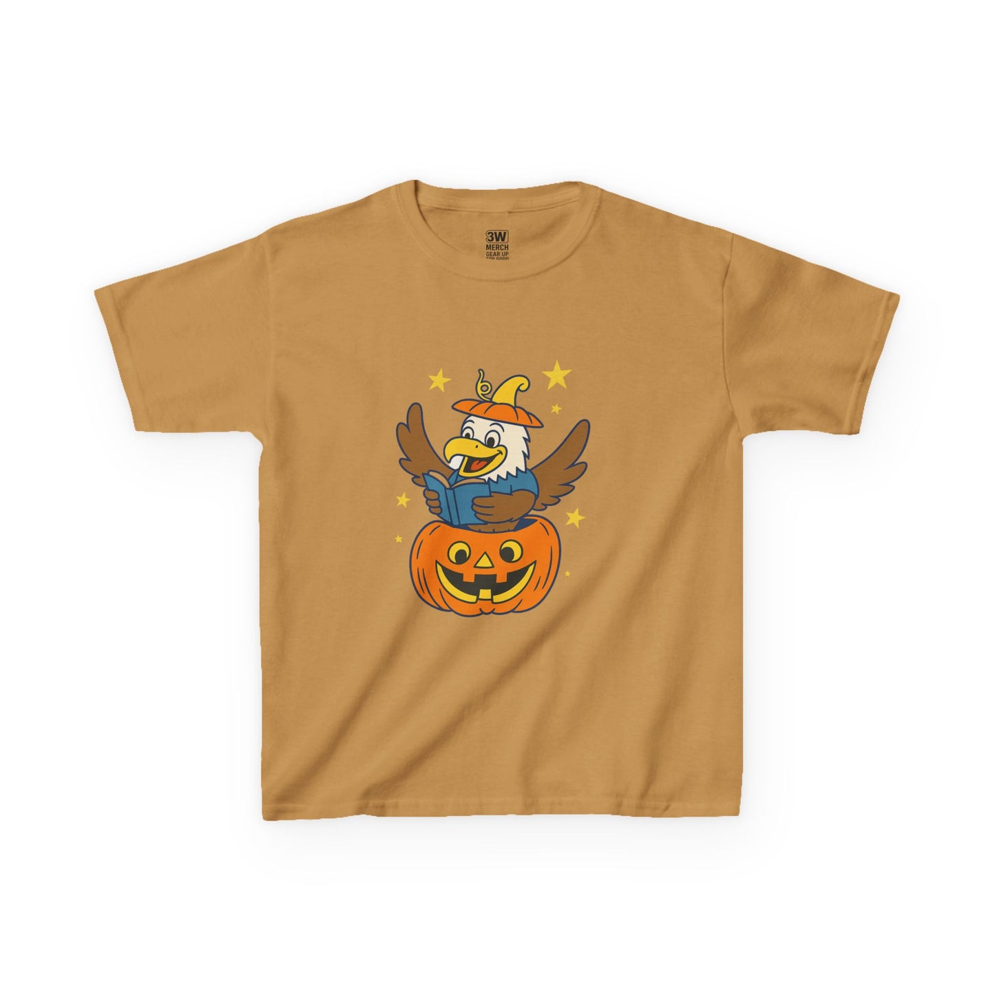 Kids Tee - Cute Eagle Halloween Pumpkin Shirt – Reading Eagle Jack-O’-Lantern Tee