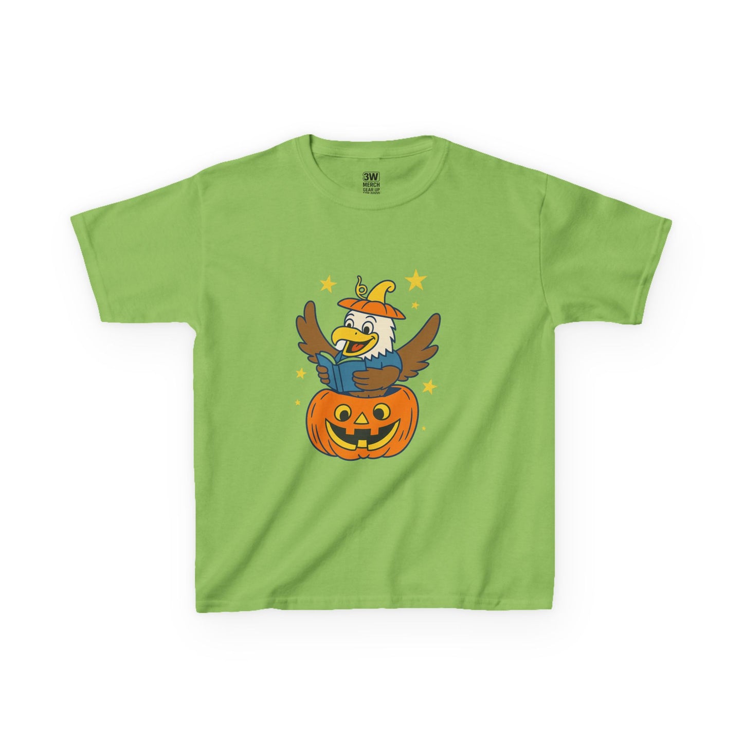 Kids Tee - Cute Eagle Halloween Pumpkin Shirt – Reading Eagle Jack-O’-Lantern Tee