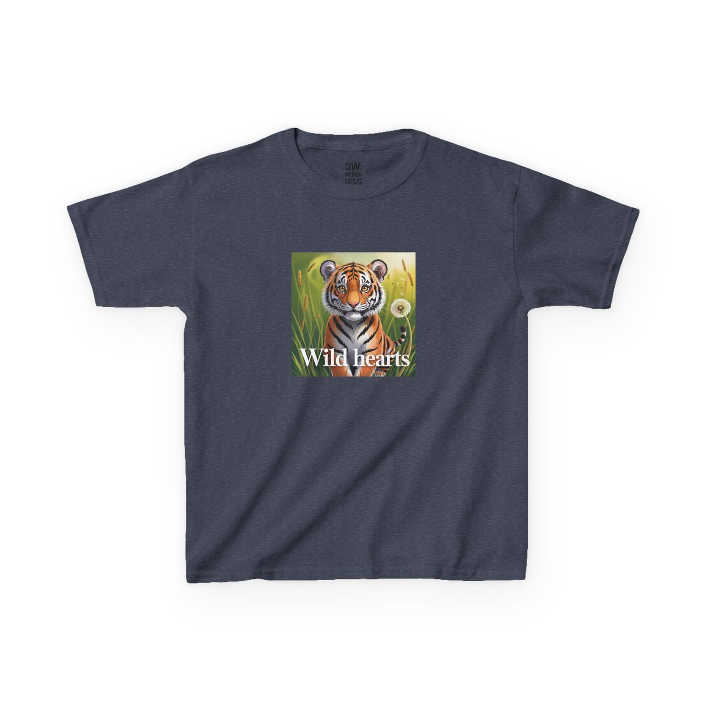 Wild Hearts Kids Tee - Fun Cotton Shirt for Young Adventurers, Birthday Gift, Animal Lover Apparel, Everyday Wear