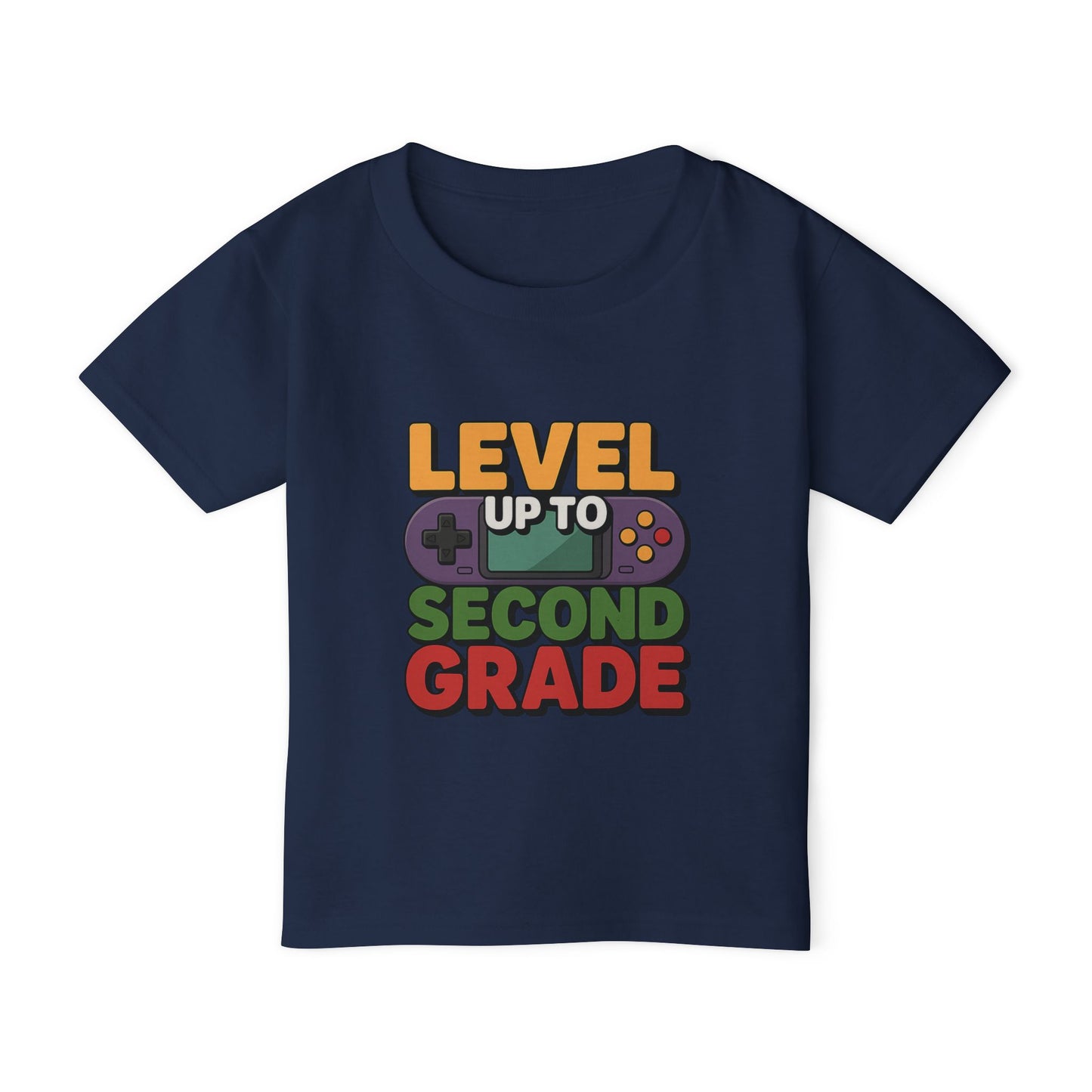 Second Grade Gamer Toddler T-Shirt - Fun Back-to-School, Kids' Tee, Video Game Shirt, Birthday Gift, Milestone Celebration