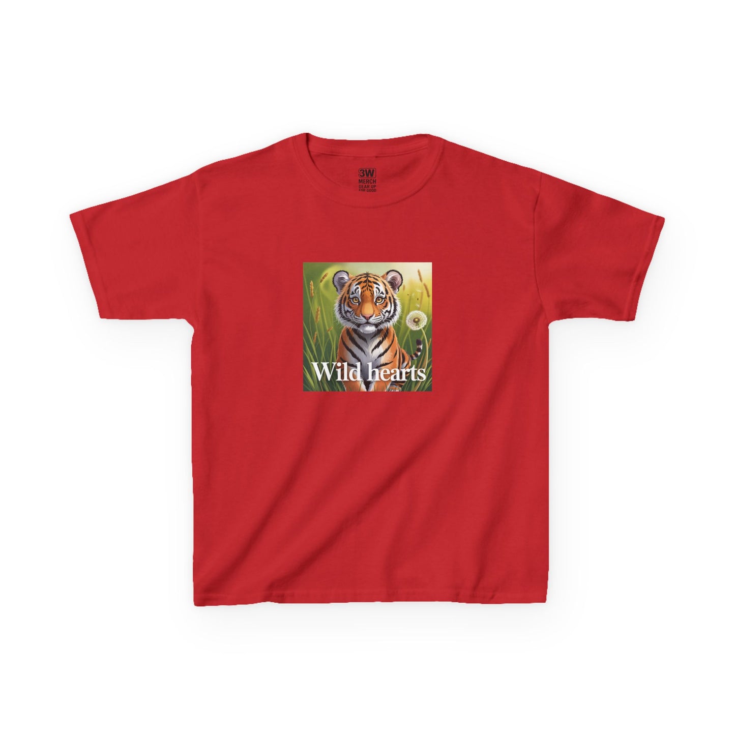 Wild Hearts Kids Tee - Fun Cotton Shirt for Young Adventurers, Birthday Gift, Animal Lover Apparel, Everyday Wear