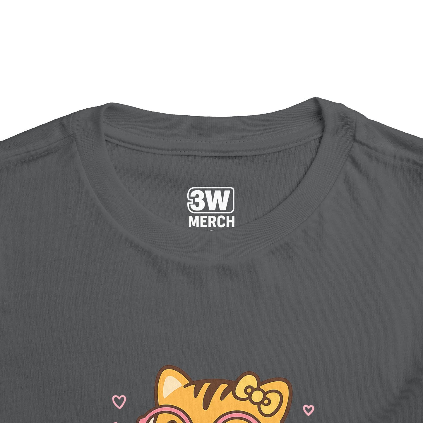 Cute Tiger Pride Toddler Tee, Kids' Short Sleeve Shirt, Animal Lover Gift, Back to School, Birthday Celebration