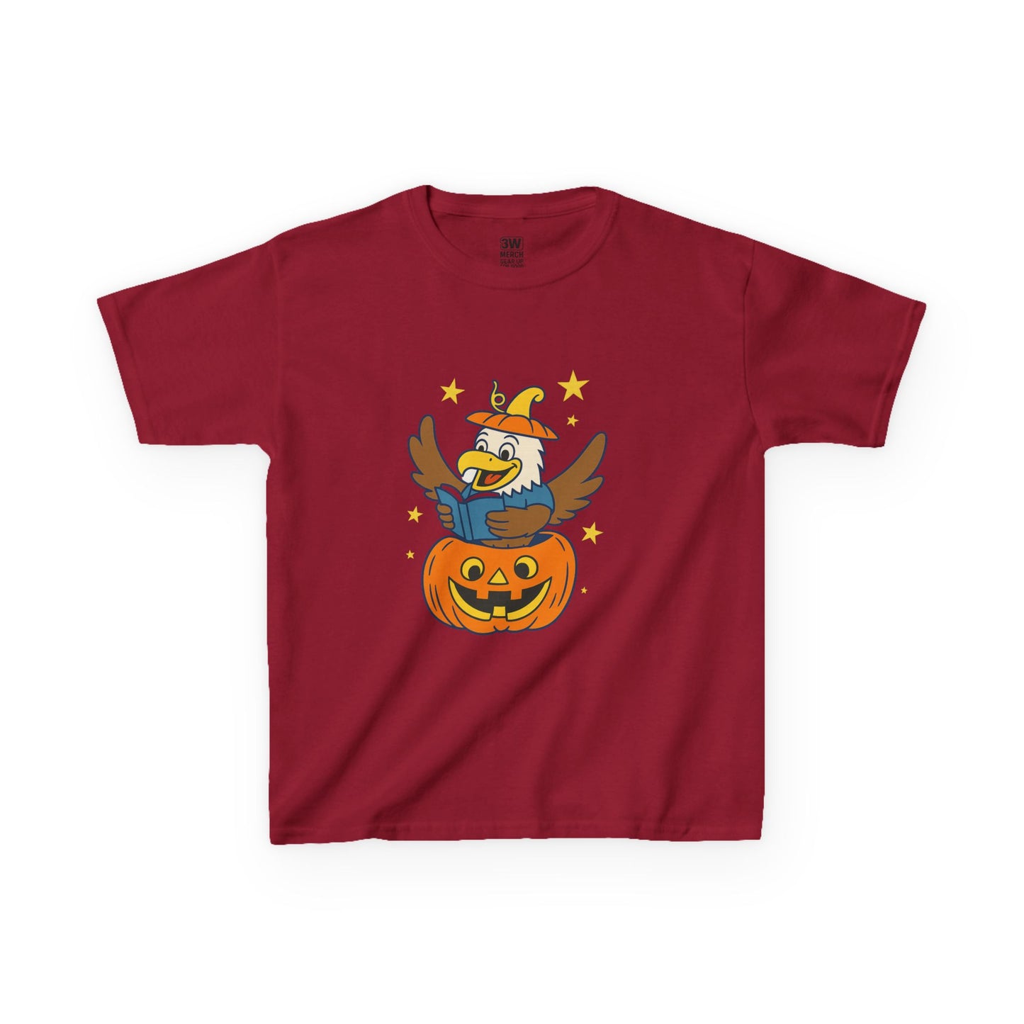Kids Tee - Cute Eagle Halloween Pumpkin Shirt – Reading Eagle Jack-O’-Lantern Tee