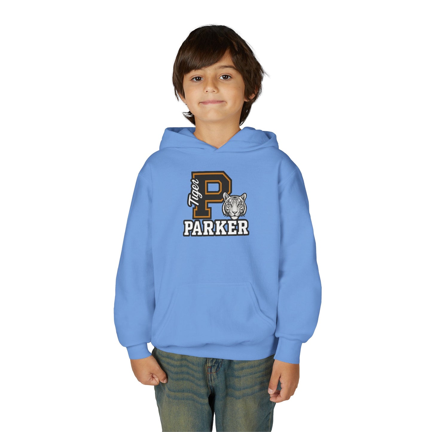 Personalized Youth Tiger Hoodie,Sweatshirt for Kids, Perfect Gift for Birthdays, Sports Events, and Back-to-School