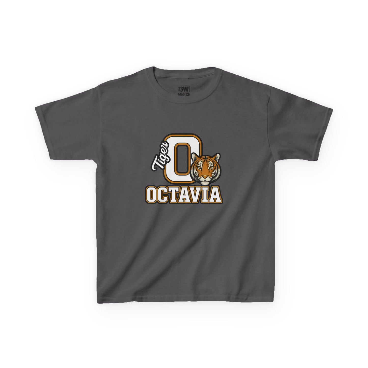 Personalized Tiger Mascot T-Shirt β Custom Name Varsity Style School Spirit Tee, Sports Team Pride Shirt, Gift for Kids & Adults