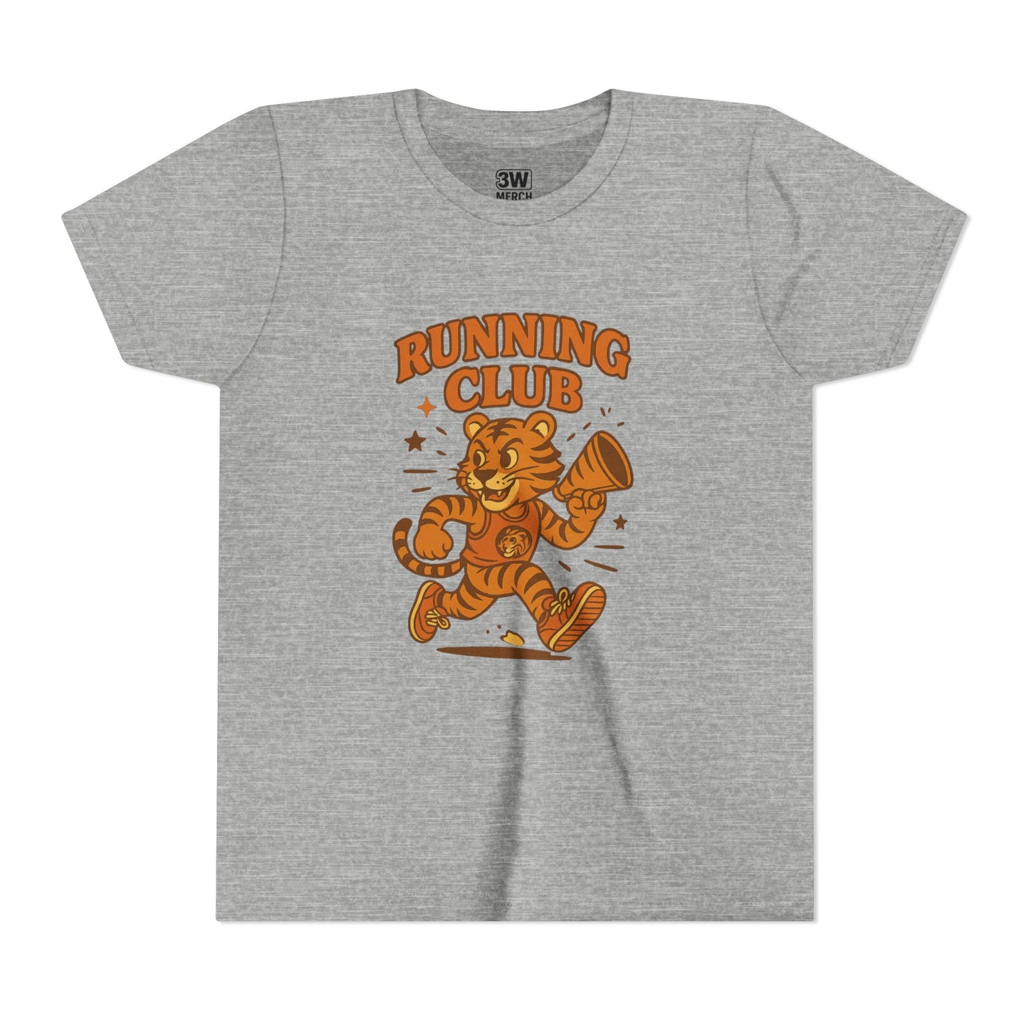 Youth Running Club Tee, Sporty Kids T-Shirt, Activewear for Boys & Girls, Perfect Gift for Young Athletes, Cute Running Shirt