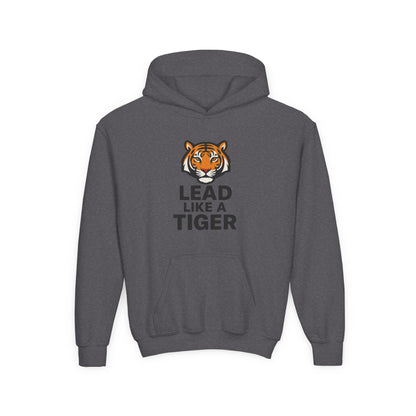 Lead Like a Tiger Hoodie – Motivational School Spirit Youth Heavy blend Sweatshirt