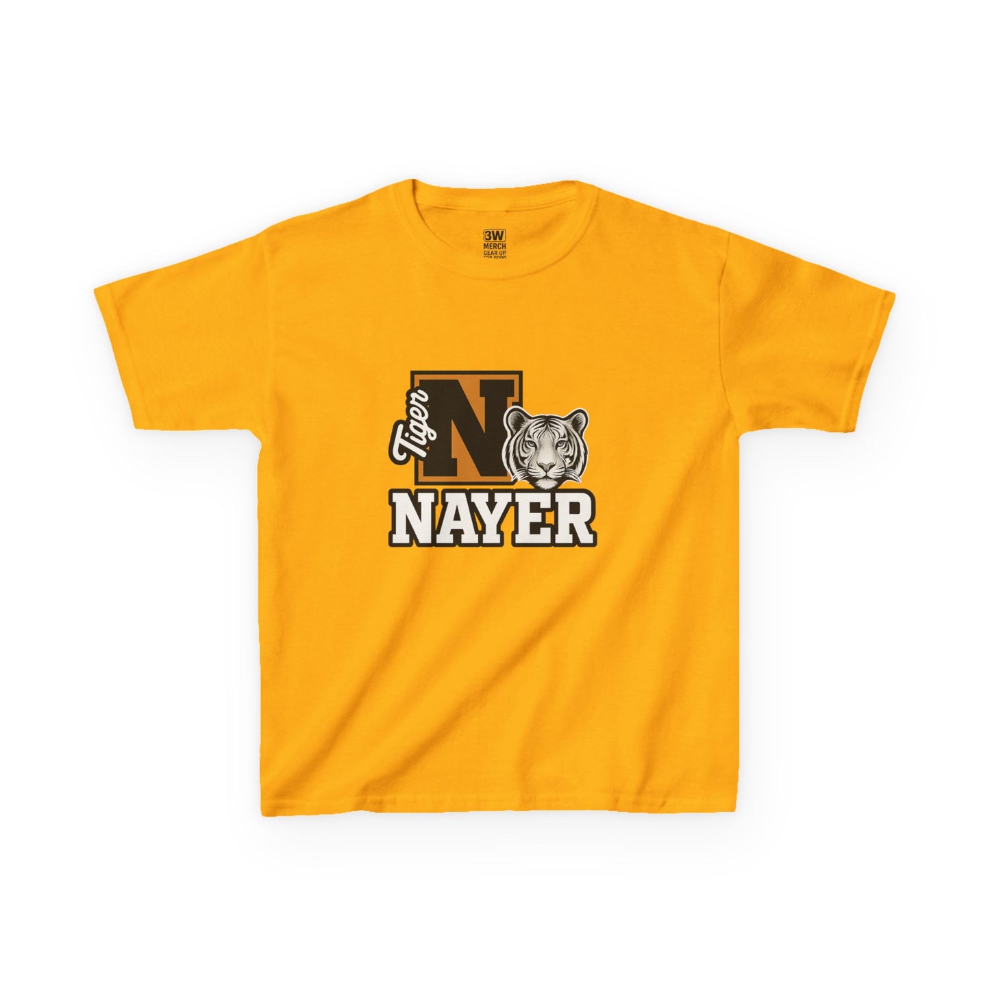 Custom Kids Tiger Graphic Tee, Varsity Style T-Shirt, Fun Kids Apparel, Birthday Gift, School Spirit Shirt, Casual Everyday Wear