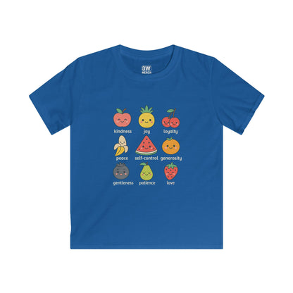 Kawaii Fruit of the Spirit T-Shirt – Kids & Family Positive Vibes Tee