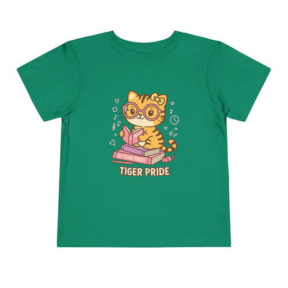 Cute Tiger Pride Toddler Tee, Kids' Short Sleeve Shirt, Animal Lover Gift, Back to School, Birthday Celebration