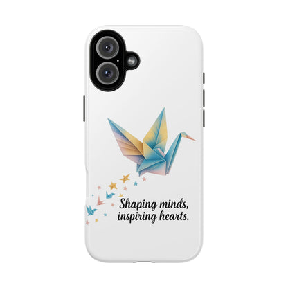 Phone Case: Inspirational Origami Crane Design, Unique Cell Cover, Motivational Gift, Custom Phone Protector, Perfect for Students & [...]