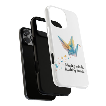 Phone Case: Inspirational Origami Crane Design, Unique Cell Cover, Motivational Gift, Custom Phone Protector, Perfect for Students & [...]