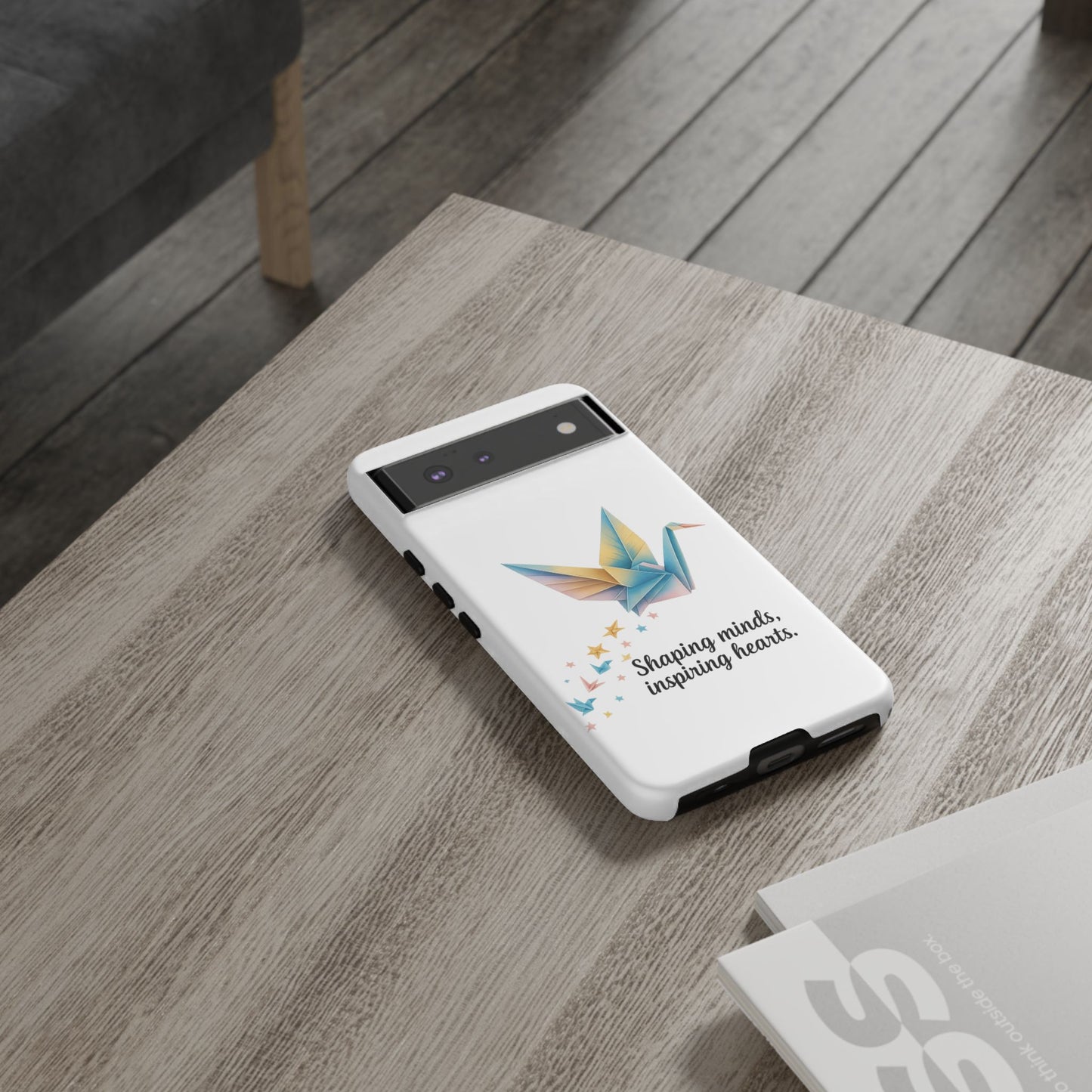 Phone Case: Inspirational Origami Crane Design, Unique Cell Cover, Motivational Gift, Custom Phone Protector, Perfect for Students & [...]
