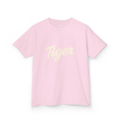 Tiger Kids Heavy Cotton Tee - Fun Kids T-Shirt, Birthday Gift, Animal Lover Apparel, Everyday Wear, Nature Enthusiast Shirt