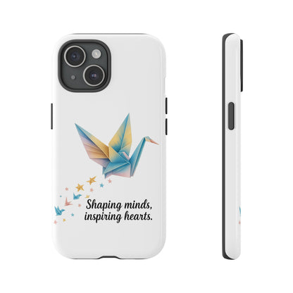 Phone Case: Inspirational Origami Crane Design, Unique Cell Cover, Motivational Gift, Custom Phone Protector, Perfect for Students & [...]