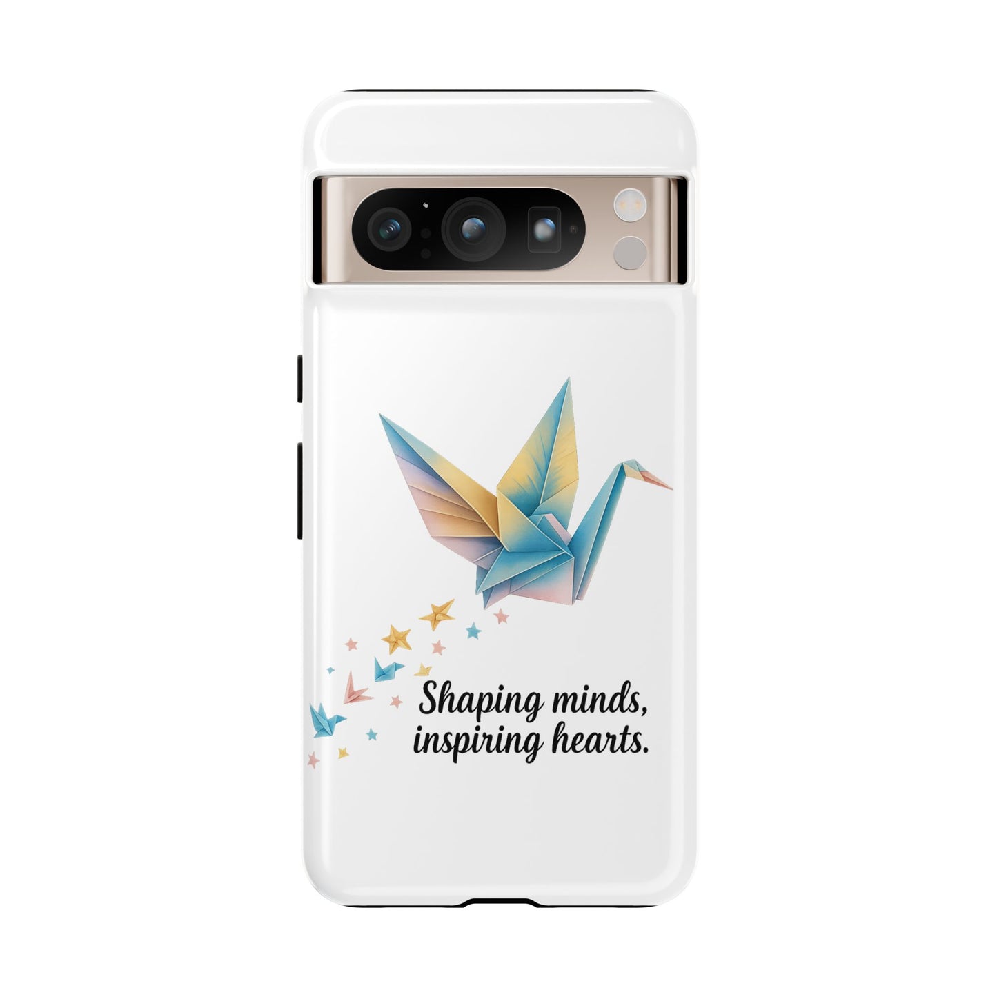 Phone Case: Inspirational Origami Crane Design, Unique Cell Cover, Motivational Gift, Custom Phone Protector, Perfect for Students & [...]