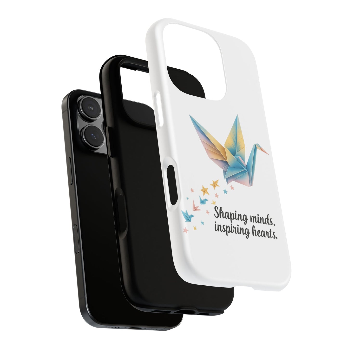 Phone Case: Inspirational Origami Crane Design, Unique Cell Cover, Motivational Gift, Custom Phone Protector, Perfect for Students & [...]