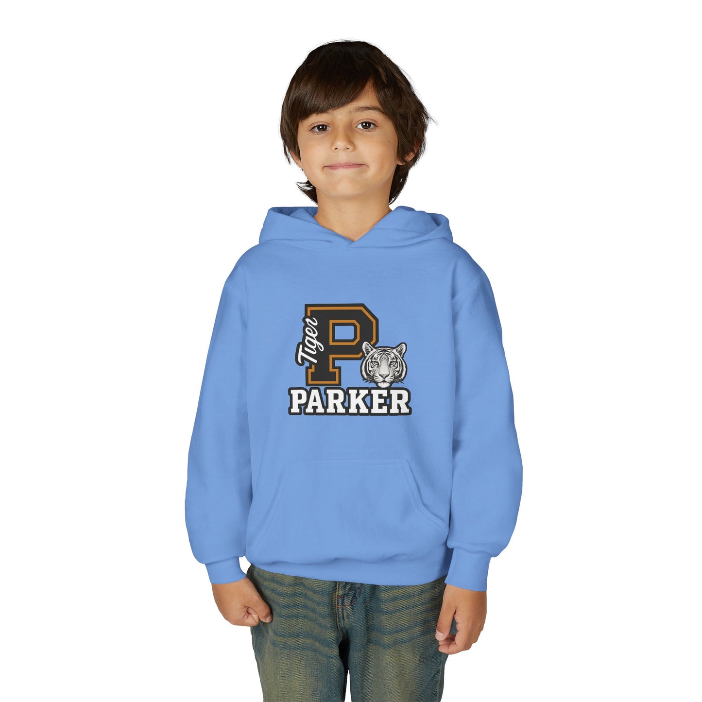 Personalized Youth Tiger Hoodie,Sweatshirt for Kids, Perfect Gift for Birthdays, Sports Events, and Back-to-School
