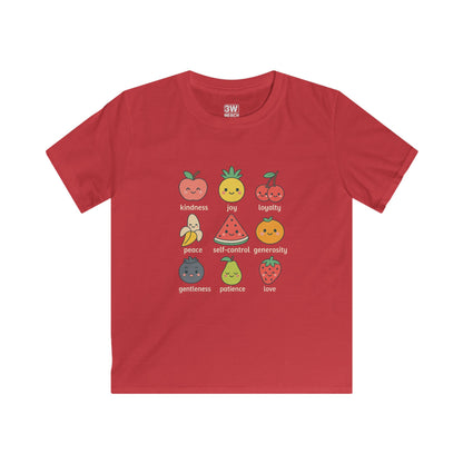 Kawaii Fruit of the Spirit T-Shirt – Kids & Family Positive Vibes Tee